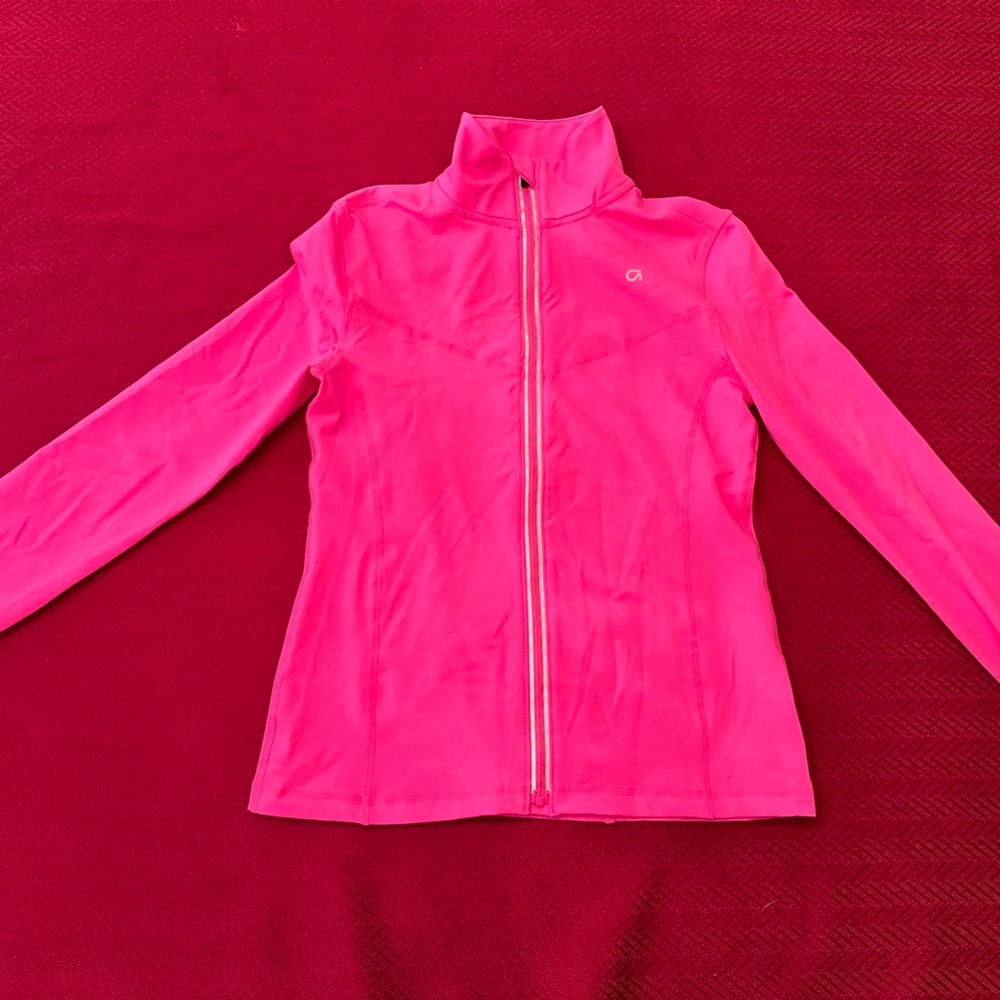 Hot pink gap zip up